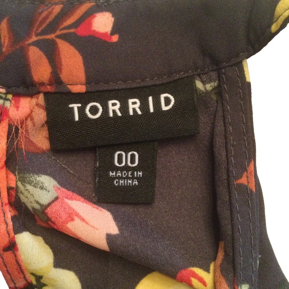 Torrid Floral Georgette Goddess Tank Top Size 00 (M) - Picture 7 of 10